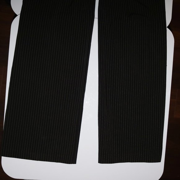 Larry Levine Pin Striped Stretch Pants 32x32 Sz 10 - Picture 8 of 8
